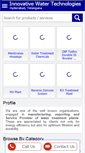Mobile Screenshot of innovativewatertechnologies.co.in